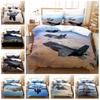 F35 Fighter Aircraft Doona Quilt Duvet Cover Bed Set Single Double Queen Size AU