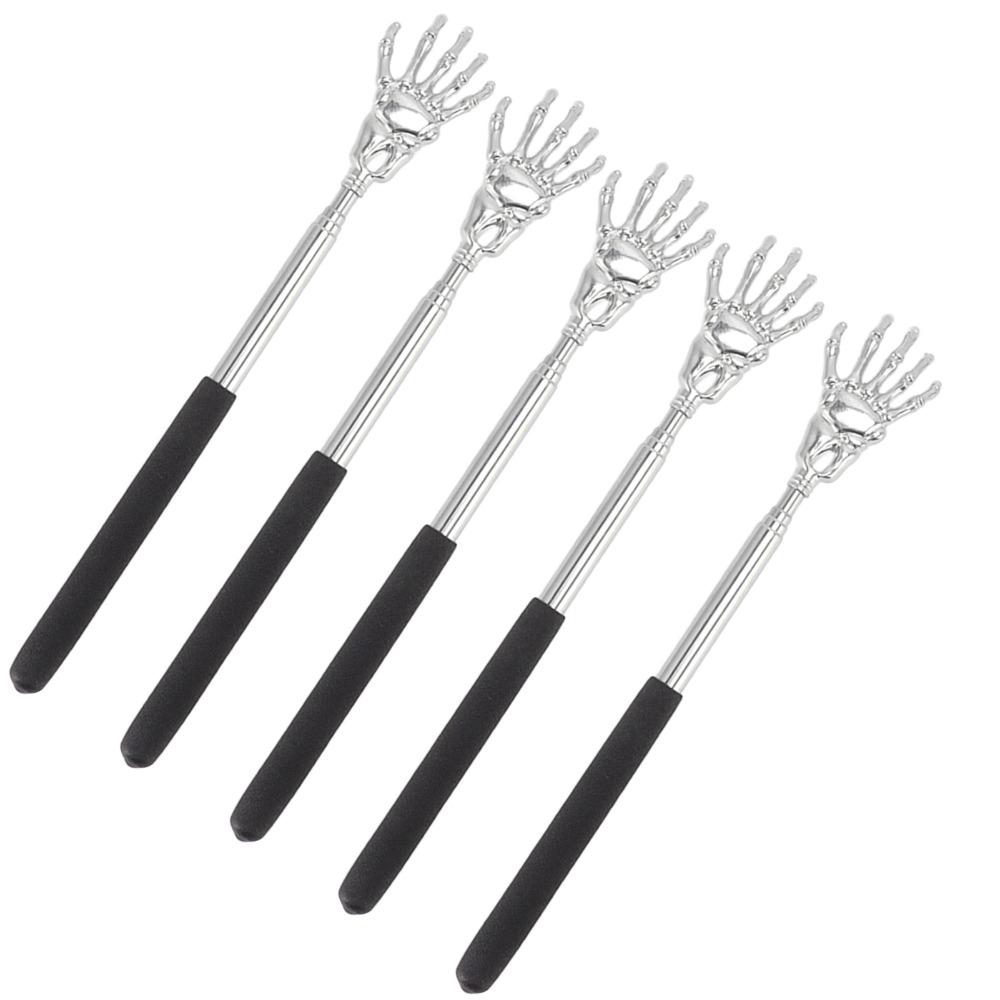 5Pcs Telescopic Back Scratcher Portable Body Massager Practical Back Massager  Home Use