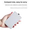 New Black White Keychain Card Holders Rectangle Shape Multi-Functional Card Bag Card Storage Photo Sleeves Work Use