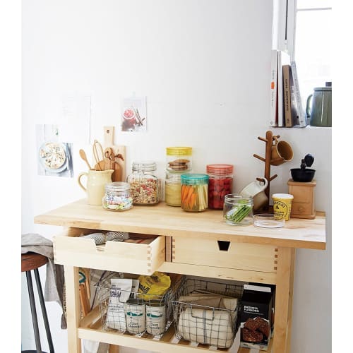 Aderia CC Bottle, 1000ml, Clear, Gift Boxed, Made in Japan, Glass Storage Container, Canister, Airtight Container, Condiment Container, Coffee Bean, F