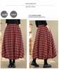 2025 Autumn/Winter High Waist Slimming Plaid Skirt - Mid-Length Japanese Style