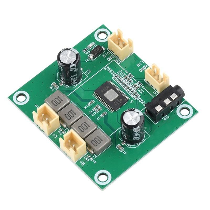 50W+50W Two Channel Class D Amplifiers Board DC5V-26V Input for Stereo Speakers High Efficiency