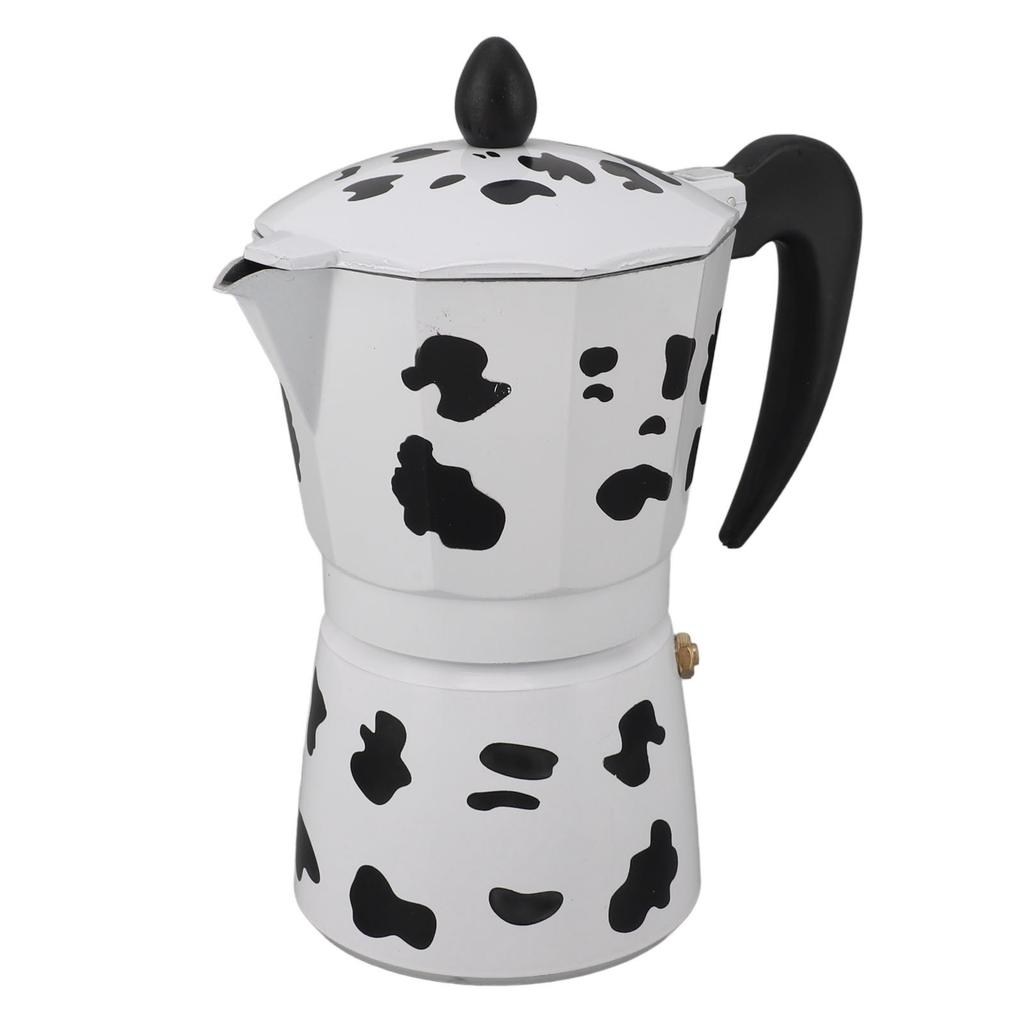 Milk Cow Color   Pot Aluminum Coffee Pot Coffee Maker for Home Cafe Outdoor Activities Camping Travel