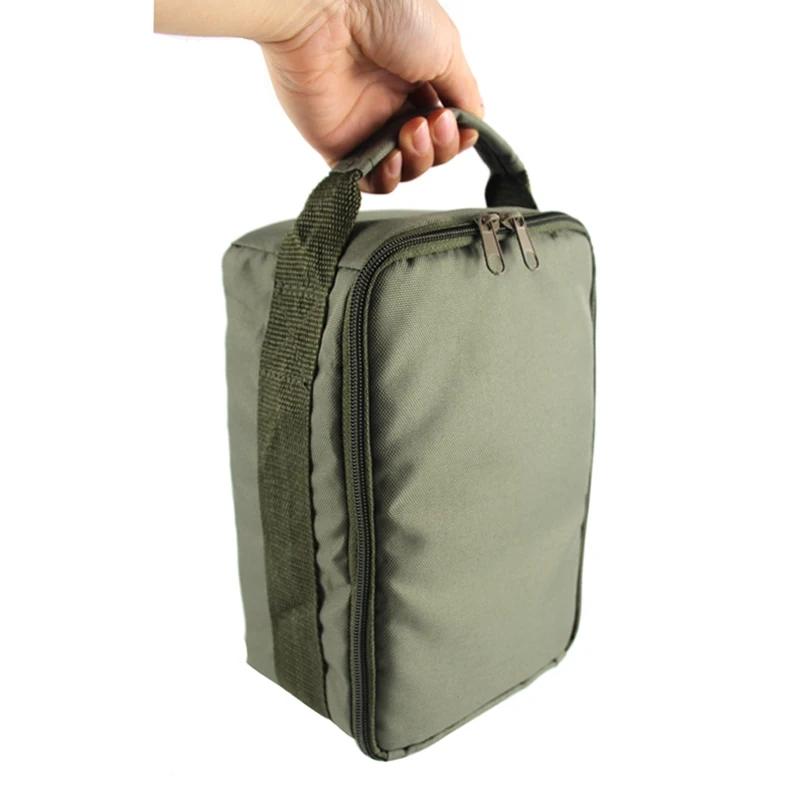 Borsa per Attrezzatura da Pesca Oxford Grande Capacità Portatile Custodia per Mulinello da Pesca Esca Amo Attrezzatura Borsa a Mano Custodia per Mulinello da Pesca all'Aperto