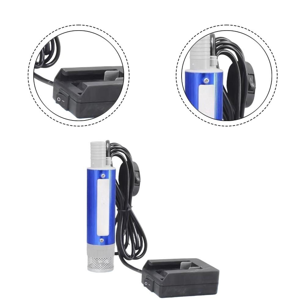 21V 120W Electric Oil Transfer Pump Aluminum Alloy Lithium Battery Diesel Water Pump With USB Port For Industrial Use