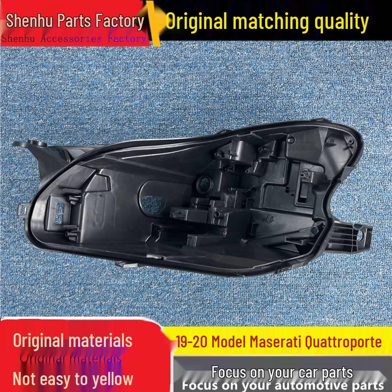 

Compatible with 2019-2020 Maserati Quattroporte Front Headlight Black Base & Rear Housing Lamp. Driver s Side Front - 1 Piece
