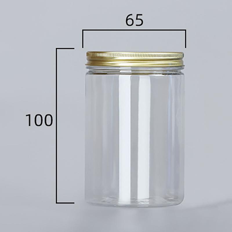 

15 размеров прозрачная пластиковая банка с розовыми алюминиевыми крышками пустая косметическая емкость для крема для лица золотая дорожная многоразовая коробка для бутылок