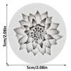 Flower Silicone Molds Sunflower Rose Chrysanthemum Flower Fondant Mold Cake Decorating Tools Cupcake Topper Candy Resin Clay Chocolate Gumpaste Mold