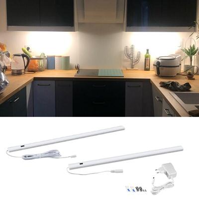 Hand Scan Sweep Sensor LED Cabinet Light 12V Kitchen Bar Lights 30CM/40CM/50CM Indoor Wall Bedroom Lamp 5W 6W 7W LED Tube Bulb EU or DC Plug