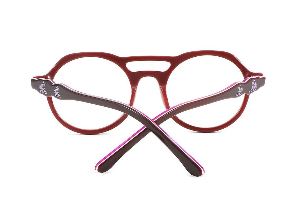 New High-End Retro Aviator Glasses with Slimming Design - Model 2701