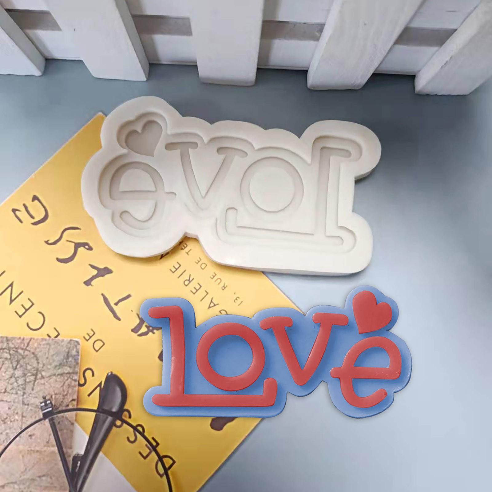 

День святого Валентина DIY шоколадный торт инструмент для выпечки силиконовые формы для ароматерапии эпоксидной смолы C