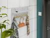 Loft Clothes Rack 70 Cm - Gold + Light Concrete, Solid And Stylish