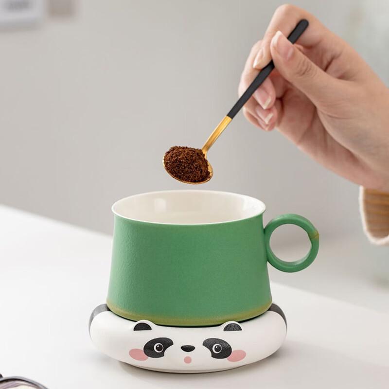 Panda Coffee Cup & Saucer Set