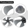 Upgrade Your Pedestal Fan with This Five Leaves Plastic Fan Blade  Easy To Install  Suitable for 14 Stand Fan Black and White