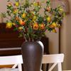 Plastic Artificial Pomegranate Branches 6-Fruit Simulation Foam Fruit Tree  Indoor Outdoor