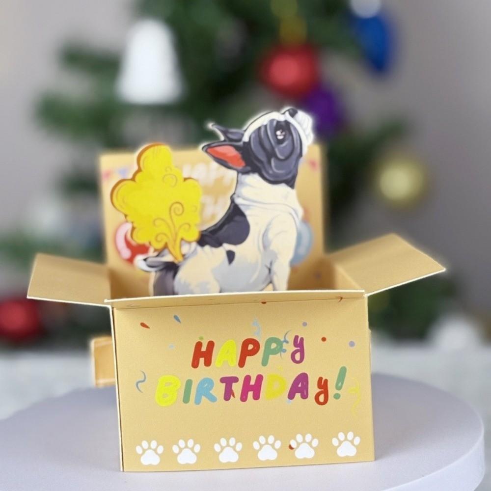 Novelty 3D Birthday Greeting Card Funny Invitation Card Happy Birthday Card Birthday Party