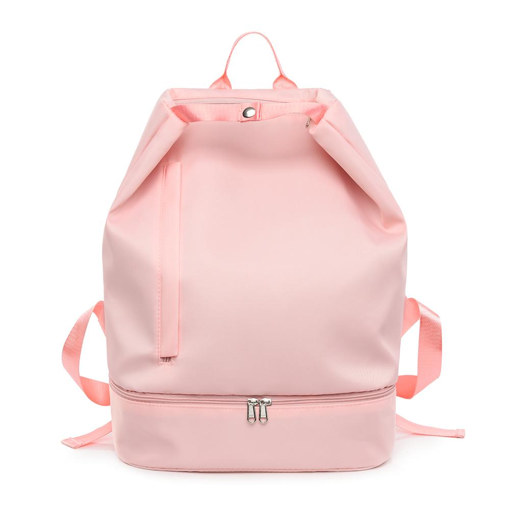 Faltbarer Rucksack Damenrucksack mit großer Kapazität Unabhängige Schuhaufbewahrungstasche Trocken-/Nasstrennungs-Reisetasche