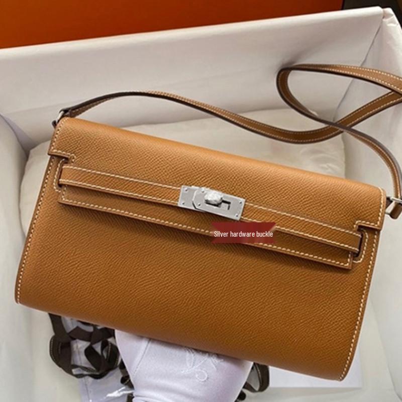 2025 Mini Kelly Geldbörse: Modische Crossbody- und Handtasche aus Palmenkornleder