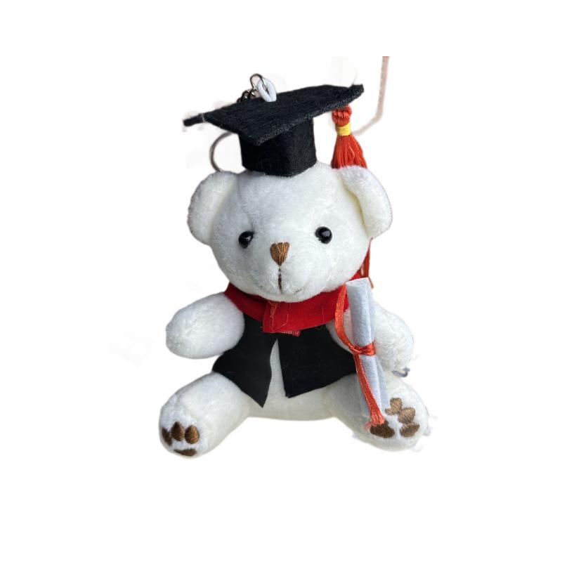 Graduation Commemorative Doctor Bear Plush Toy - Sitting Teddy Bear Pendant Gift