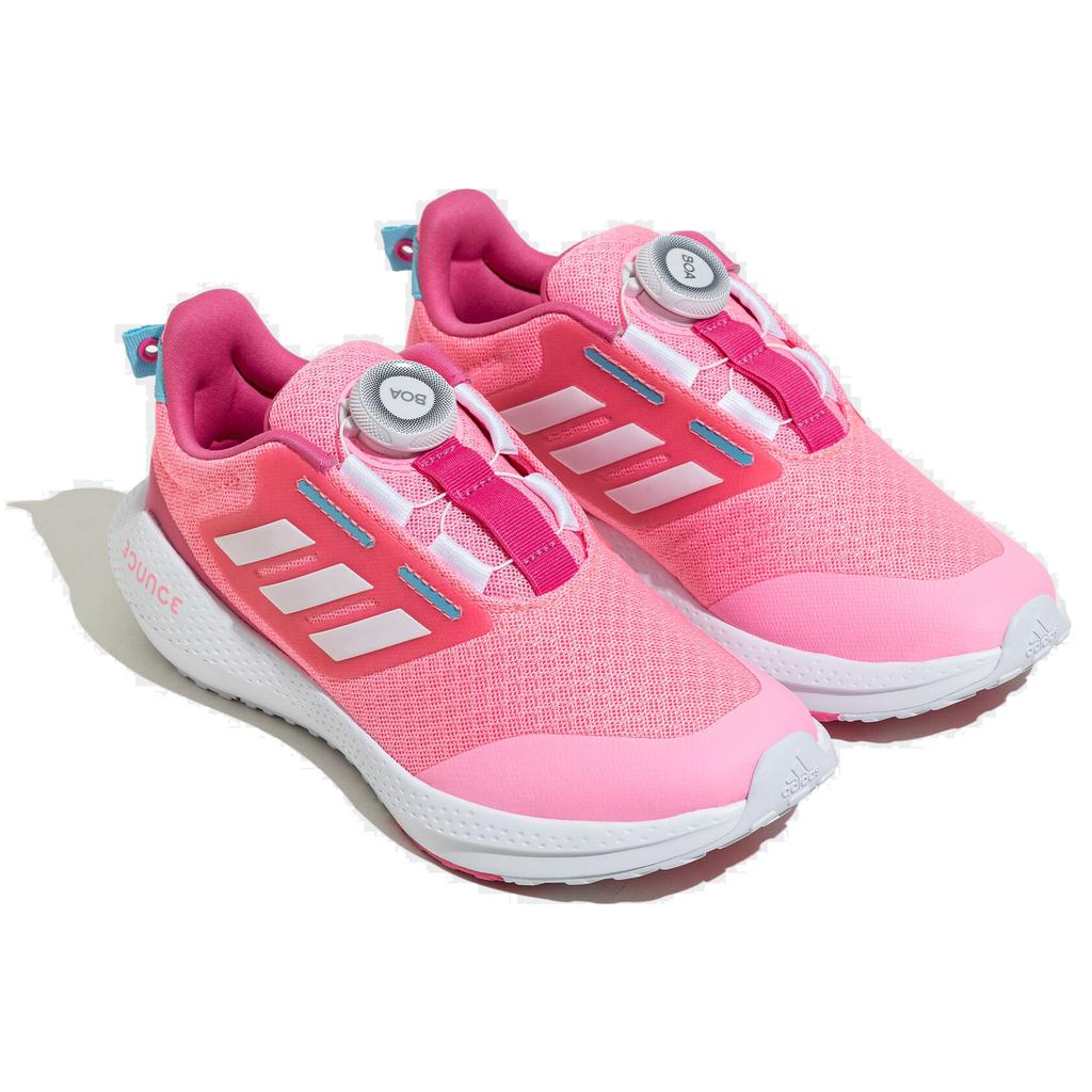 Adidas Eq21 Run 2.0 Slip Resistant, Abrasion Resistant, Lightweight Low top Running Shoes Pink White Kids' GZ4517