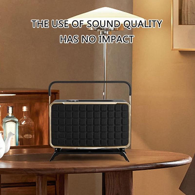 Speakers Holder, Gloss Acrylic Desktop Accessory with Vibration Damping for Authentics 300 Speakers