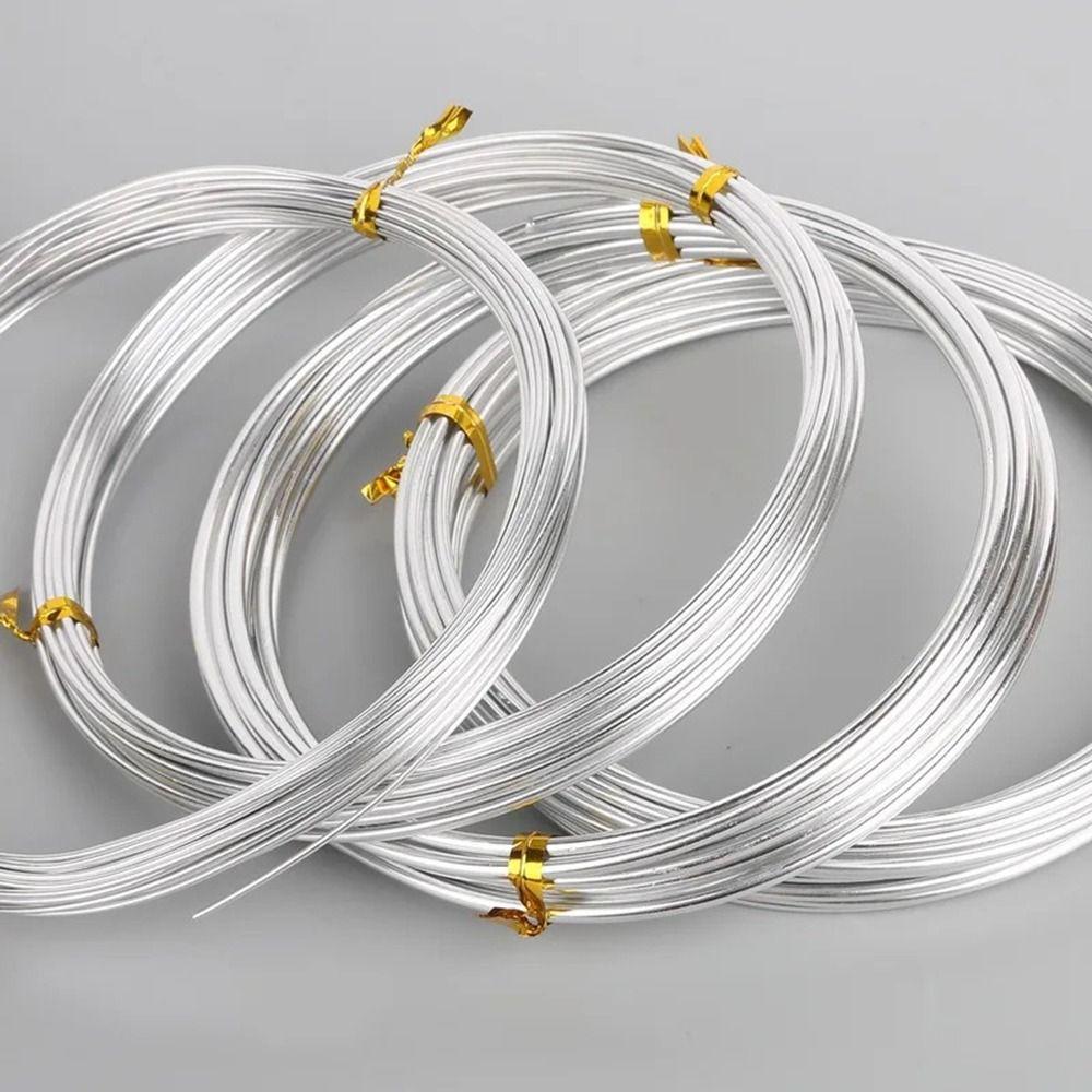 Soft Aluminum Wire 10Meter Metal Wire Rope New Floristry Wire For Bracelet Necklace