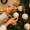 16 Kerstballen Ornamenten Set Gegalvaniseerd Plastic Glanzende Hangende Decoraties voor Kerstboom