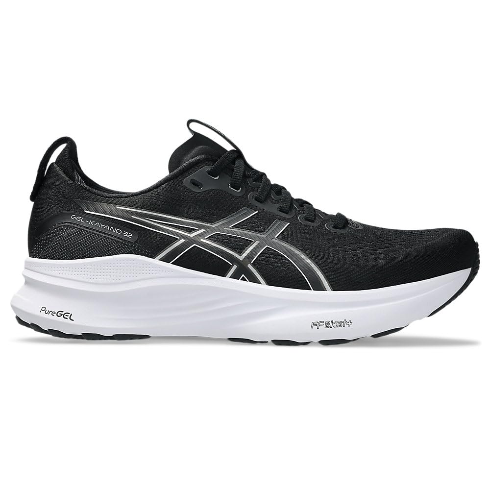 ASICS Official Store Exclusive 32 Running Size GEL-KAYANO Men's Shoes, 26.0 E, Black/White