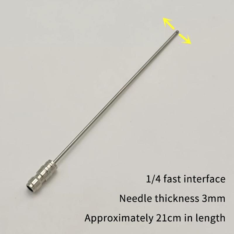 1 pièce Acier Inoxydable Nettoyage Haute Pression Aiguille Buse 1/4" Connexion Rapide Design Fin Pour Nettoyage en Profondeur Réservoirs de Lave-Auto AC