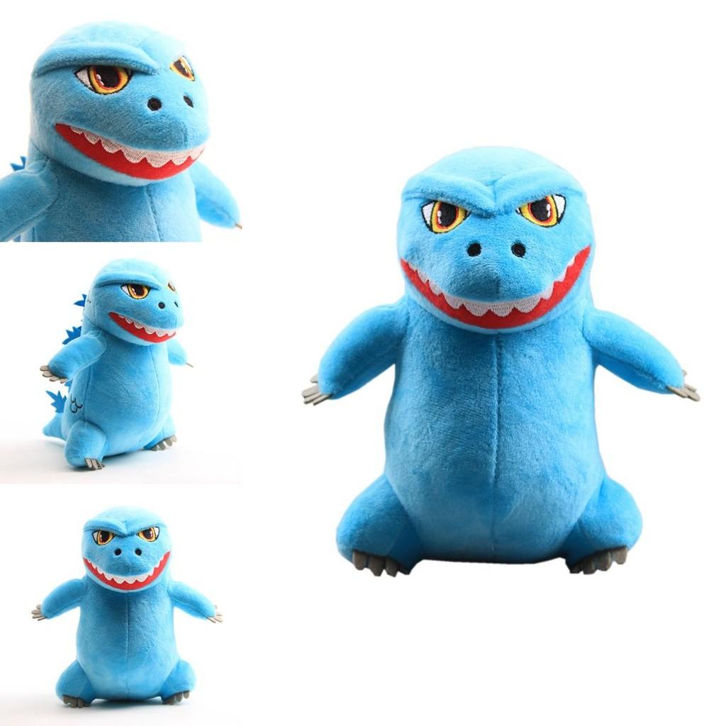 Urocza pluszowa zabawka Godzilla Monster 20cm Niebieska Miękka wypchana lalka Dla dzieci