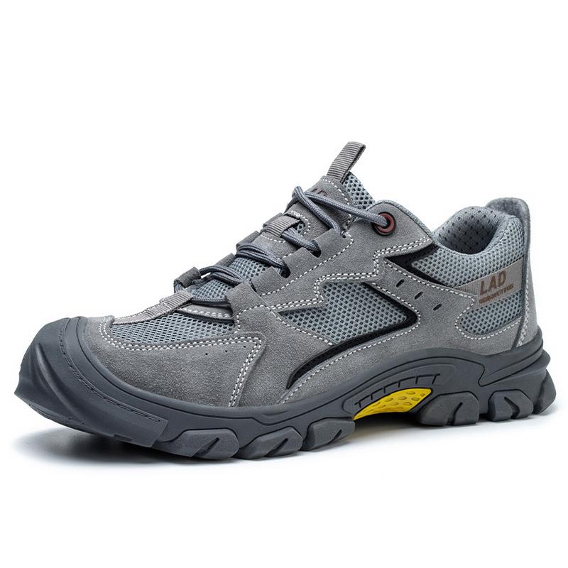 men's fashion breathable steel toe cap working safety shoes summer security boots worker safe sneakers protective footwear mans