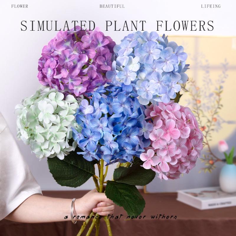 Artificial Hydrangea Wedding Hall Home Decoration Ornaments, Artificial Hydrangea Artificial Flowers