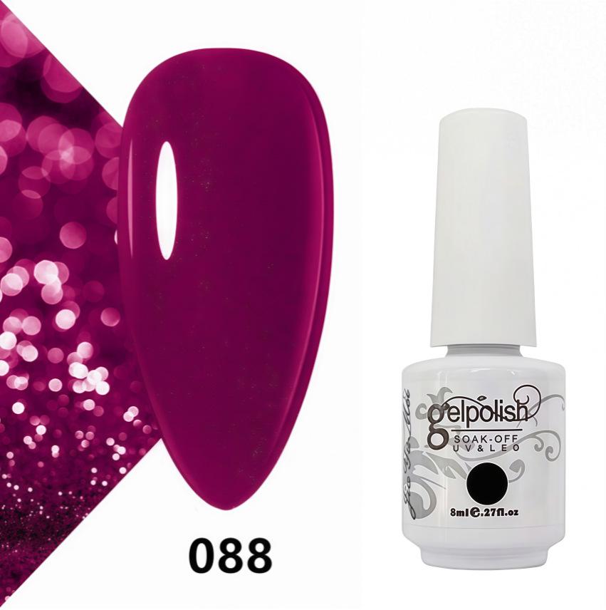 Amber Gel Polish Set: Gel Polish Manicure Kit with Whitening, Base Coat, and Sealer.