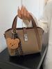 Fashionable Street-Style Bucket Handbag Women's Crossbody Bags Luxury Purse  Lock Buckle Single Shoulder Bags Daily Match