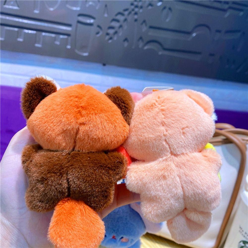 Hanging Ornament Couple Keyring Gifts Panda Cat Stuffed Pendant Holiday Gift