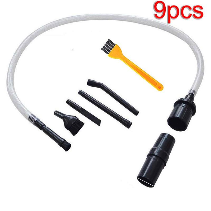 

9 Pcs Vacuum Cleaner Parts Keyboard Crevice Cleaning Tool Brush Kit