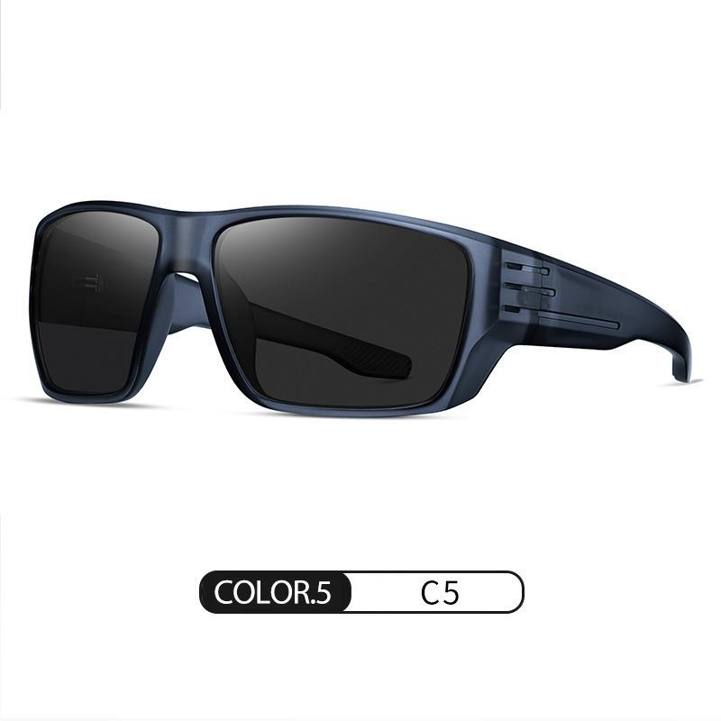 

Поляризованные солнцезащитные очки для активного отдыха, солнцезащитные очки с защитой от ультрафиолета, мужские солнцезащитные очки для вождения в большой оправе