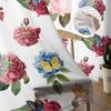 Colorful Flower Butterfly White Sheer Curtains for Living Room Decoration Window Curtains Kitchen Tulle Voile Organza Curtains