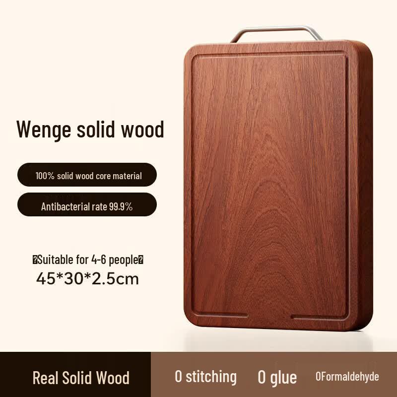 Ebony Wood Antibacterial Double-Sided Cutting Board