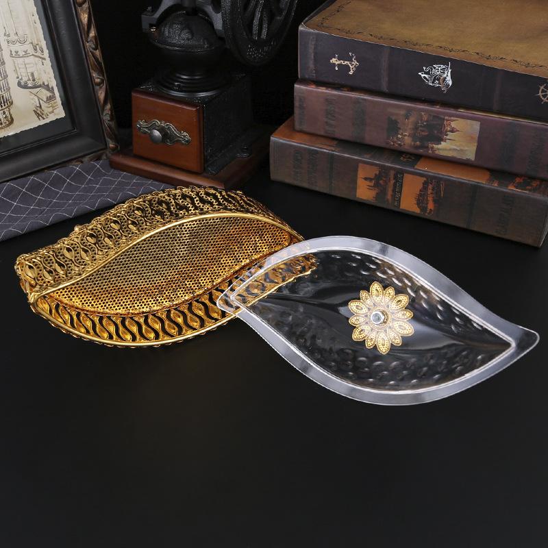 Průhledná akrylová plastová krabička na bonbóny, úložný box, kryt na cukrovinky, svačiny, občerstvení, tác na sušené ovoce, evropský styl