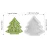 Christmas Tree Candle Mold Safe Non-Stick Soap Mould Silicone Christmas Molds For Child Home Decor Holiday Festival Birthday