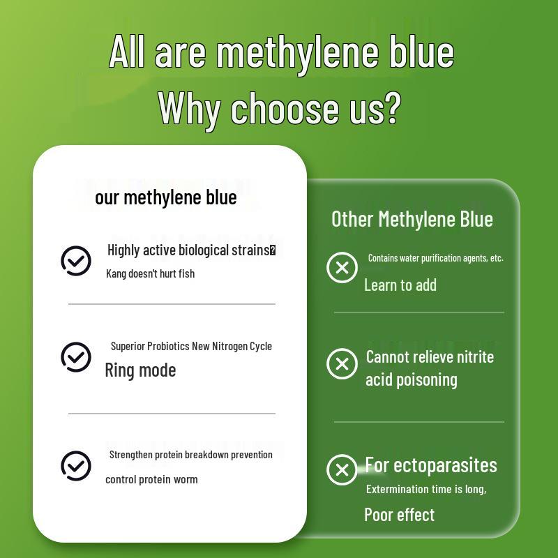 Methylene Blue Solution for Aquaculture: Large Barrel for Fish Tank Disinfection and Water Purification