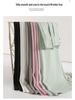 Ice Silk High Waist Chiffon Wide Leg Pants - Women's Summer Korean Style