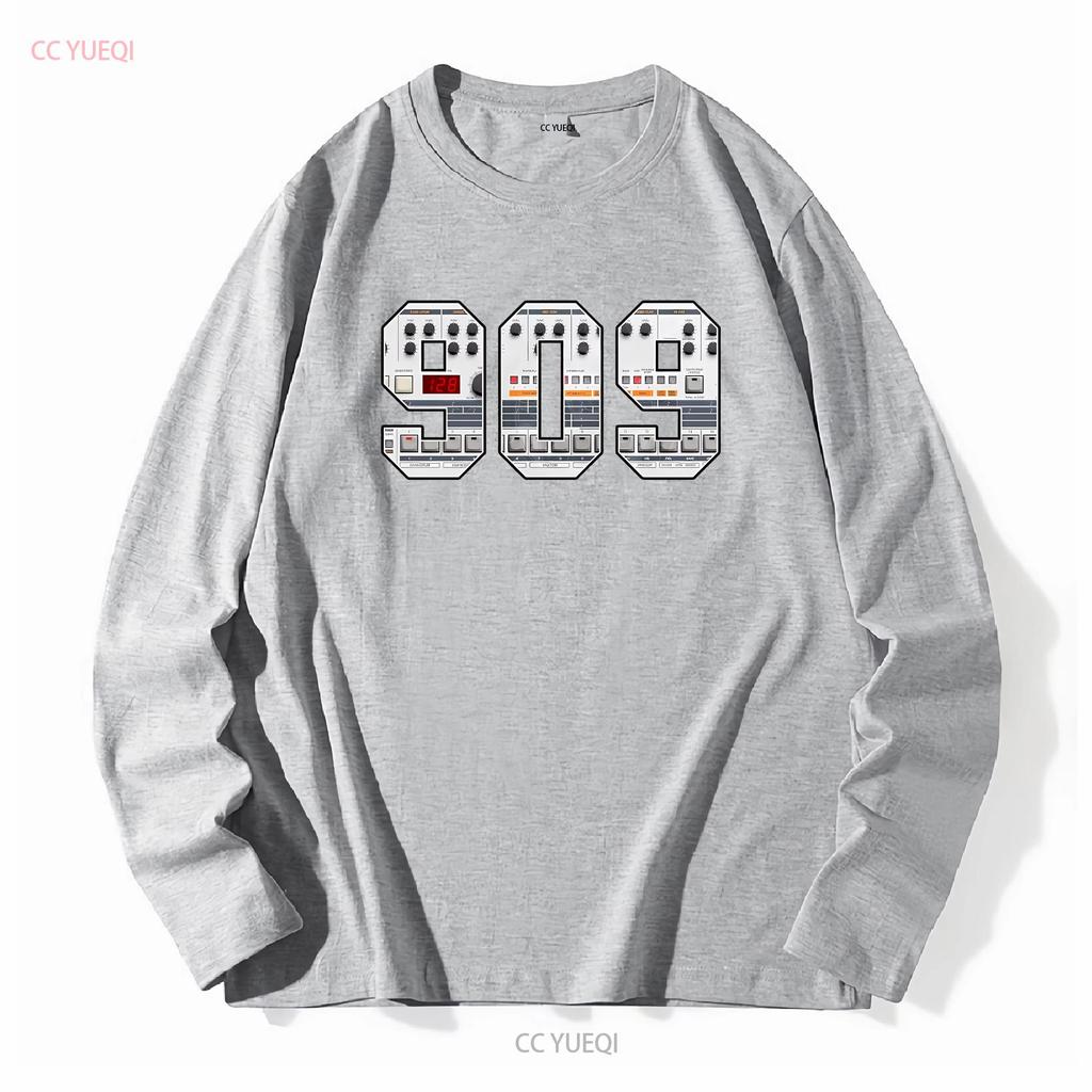 TR 909 T Shirt Vintage Drum Machine Synth vintage Washed Soft Slightly Breathable Stretched homme graphic Casual Comfortable