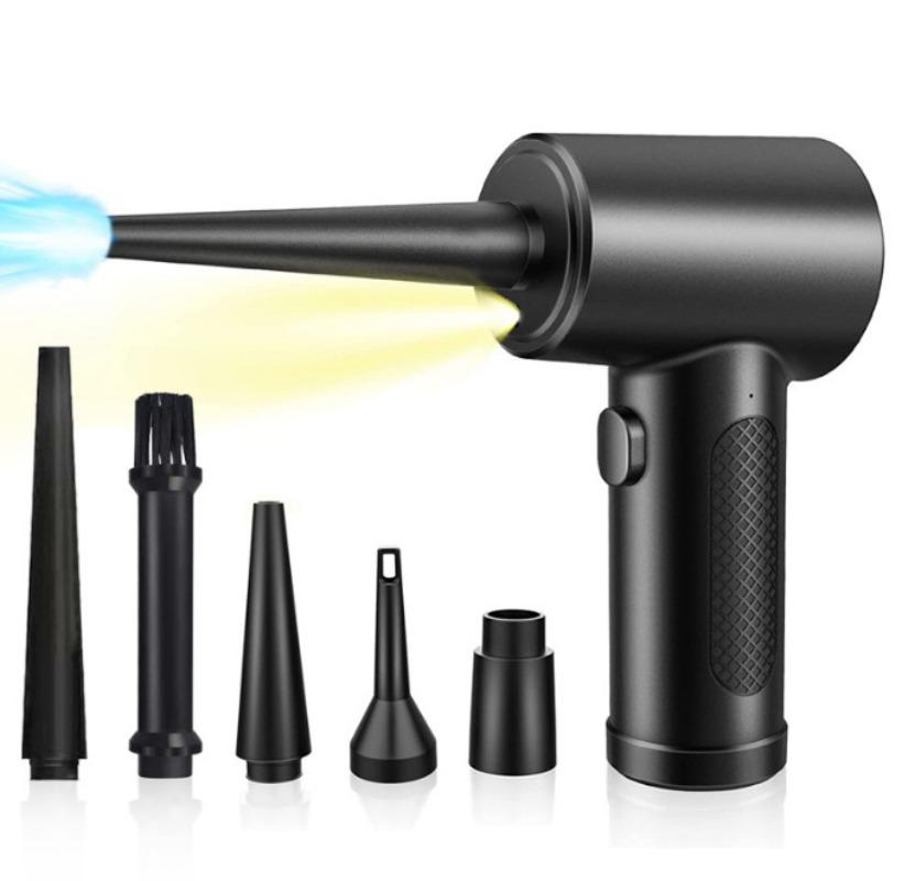 New Portable Dust Blower, Multi-functional Car Vacuum Cleaner, Wireless Electric Dust Blower for Cleaning
