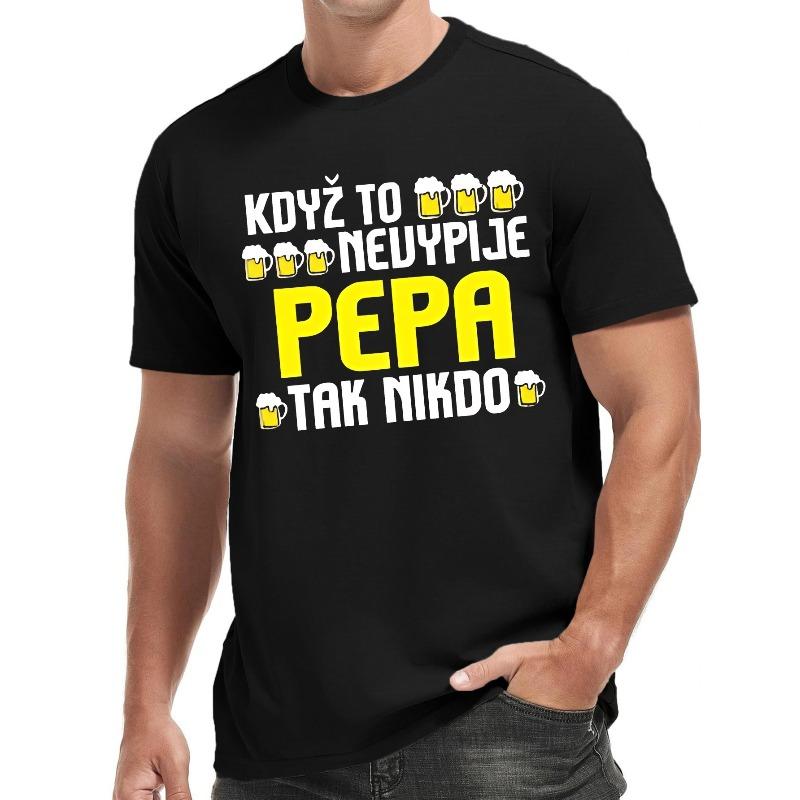 

Fun Czech Men s Short Sleeve T-shirt Summer T-shirt Top Oversized, Cool, Casual, and Fashionable 4XL чорний