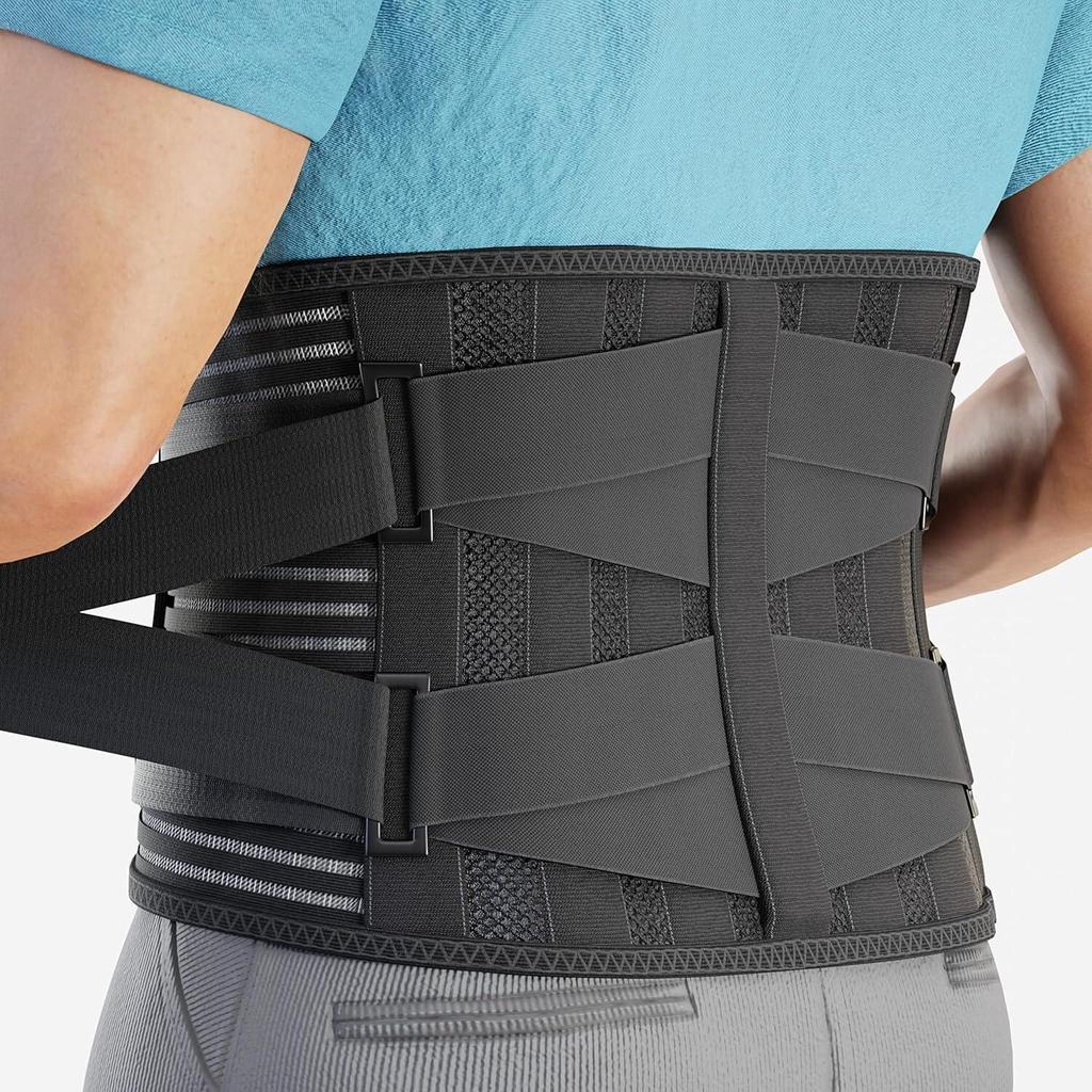 Breathable Lumbar Support Belt for Men and Women - Universal Fit, Pressurized Sports Protection