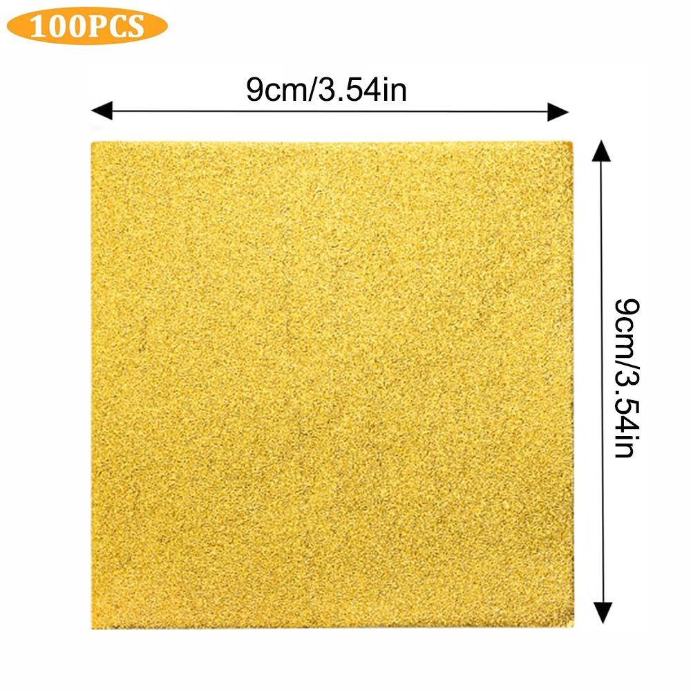 

Позолоченная алюминиевая фольга бумага золото оберточная бумага для конфет новые фольгированные обертки для конфет DIY украшения 9cm