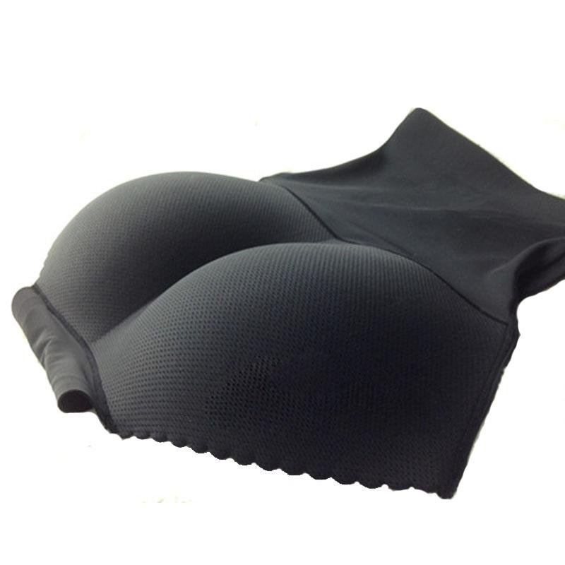 

Женские бесшовные трусики-шорты с уплотнением на животе и ягодицах, формирующие фигуру, нижнее белье Ч/М M чёрный