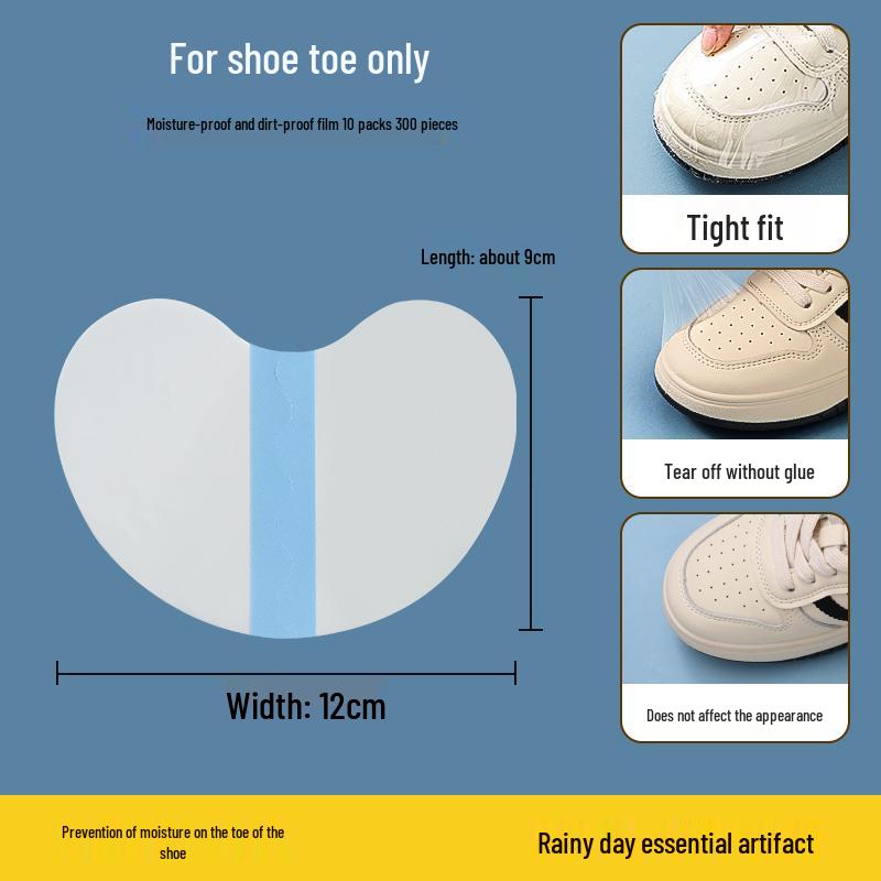 Rainproof Shoe Film: Waterproof, Anti-wet, Anti-dirty, Anti-wear Shoe Cover for Rainy Days